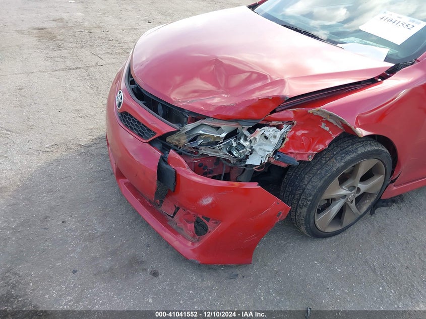 2012 TOYOTA CAMRY VIN: 4T1BF1FK6CU625131