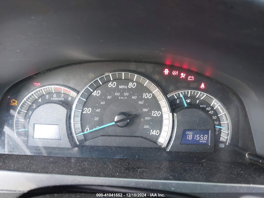 2012 TOYOTA CAMRY VIN: 4T1BF1FK6CU625131