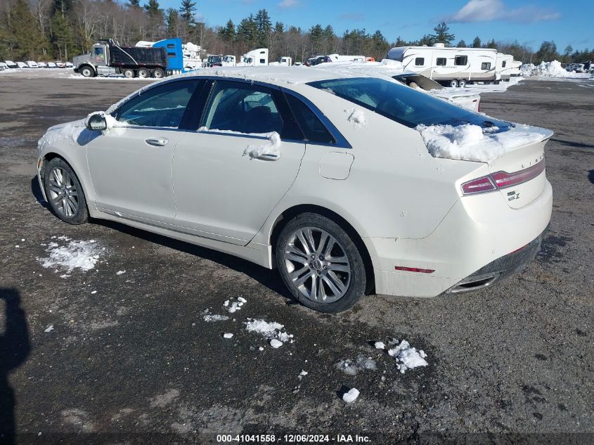 VIN 3LN6L2JK3DR813105 2013 LINCOLN MKZ no.3