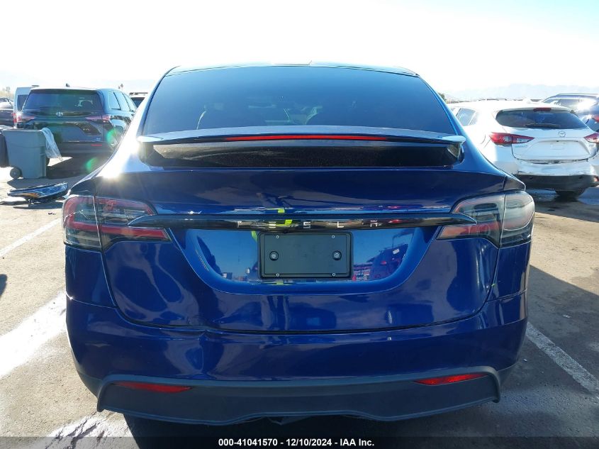 2023 Tesla Model X Dual Motor All-Wheel Drive/Standard Range VIN: 7SAXCAE58PF395981 Lot: 41041570