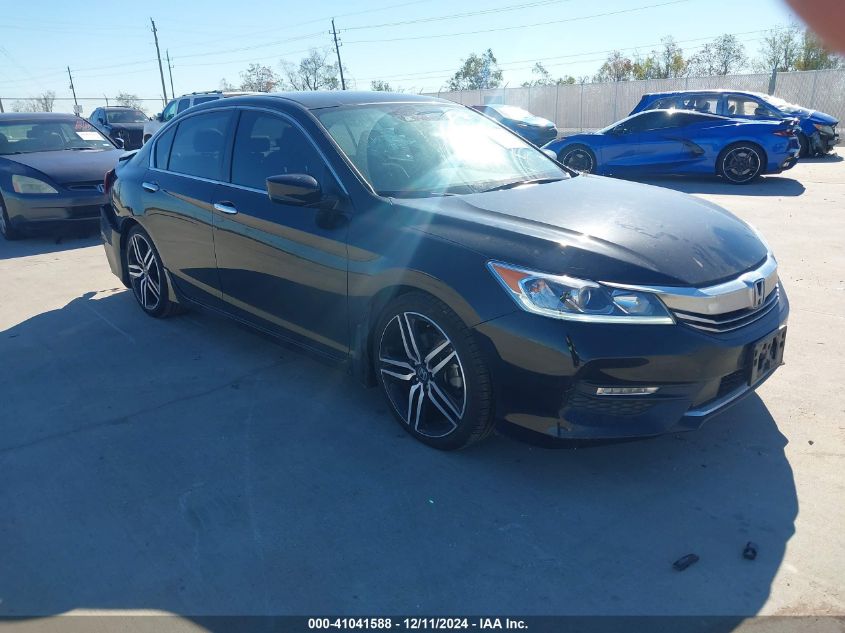 VIN 1HGCR2F66GA036095 2016 Honda Accord, Sport no.1