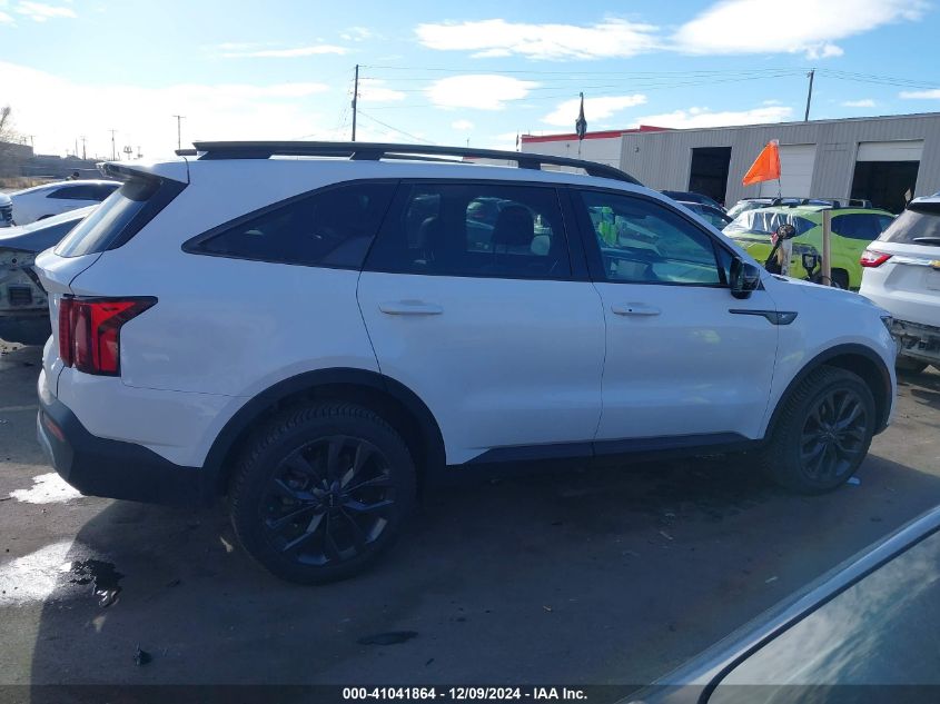 2022 Kia Sorento X-Line Ex VIN: 5XYRHDLF4NG117797 Lot: 41041864