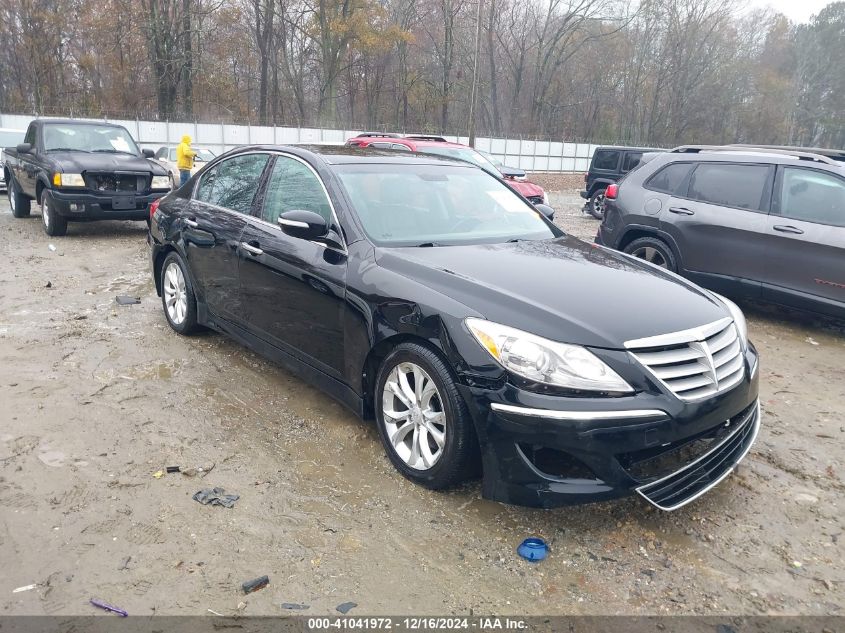 2012 Hyundai Genesis 3.8 VIN: KMHGC4DD3CU188421 Lot: 41041972