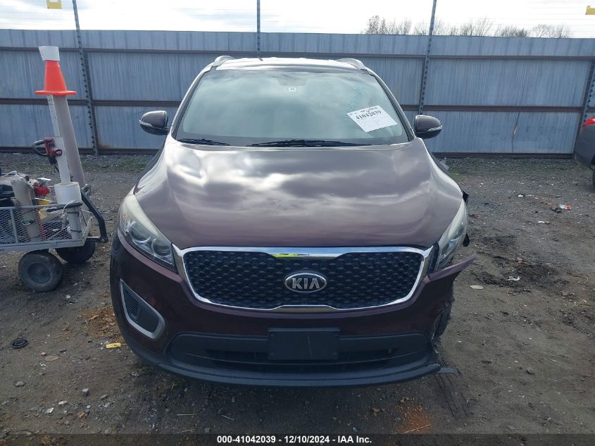 2016 Kia Sorento 2.4L Lx VIN: 5XYPGDA37GG068715 Lot: 41042039