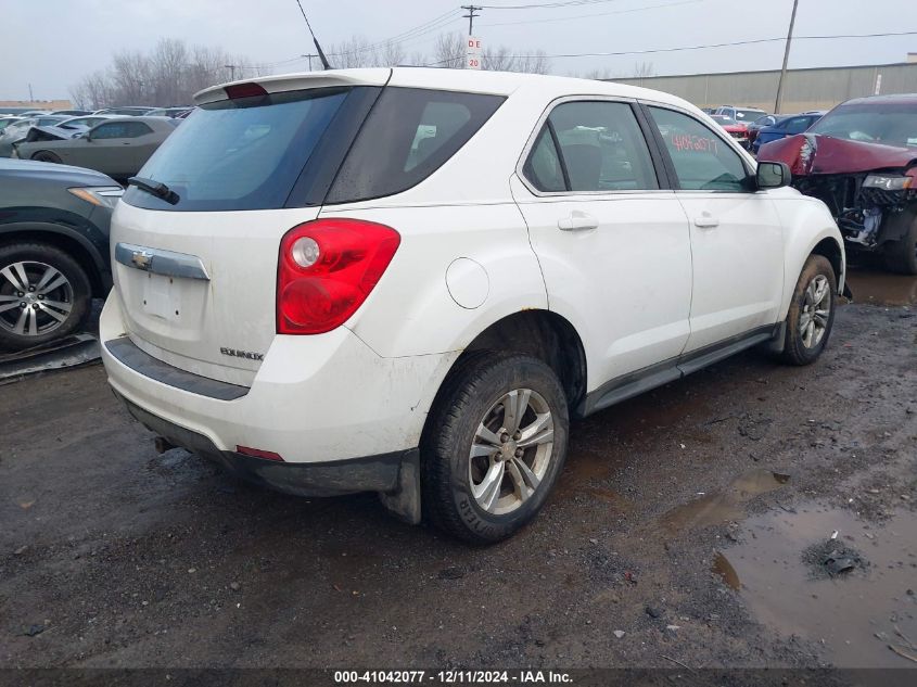 VIN 1GNALBEK5DZ118040 2013 Chevrolet Equinox, LS no.4