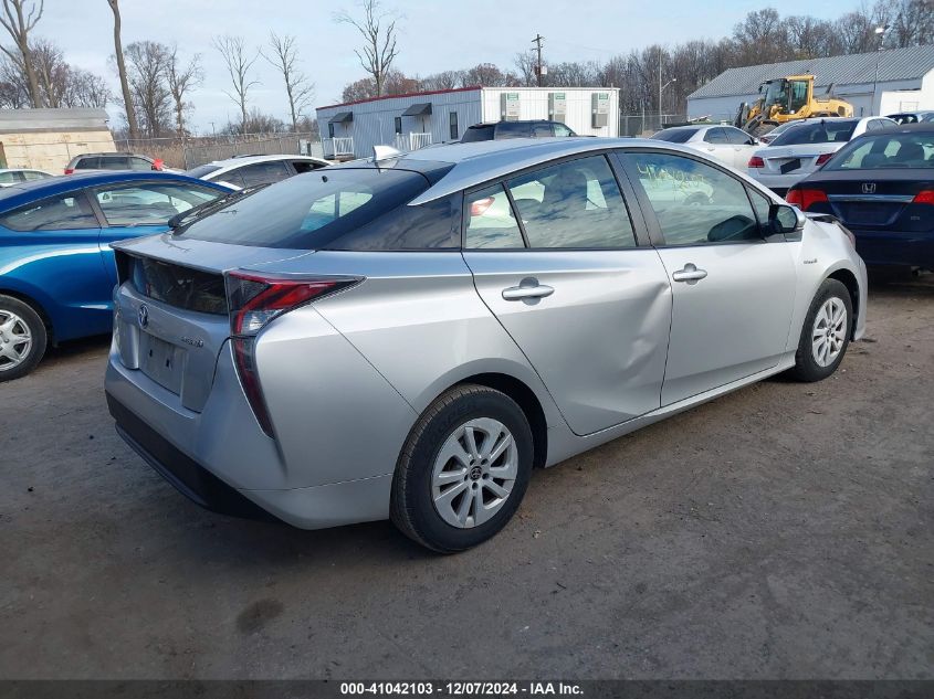 VIN JTDKBRFUXG3018595 2016 Toyota Prius, Two no.4