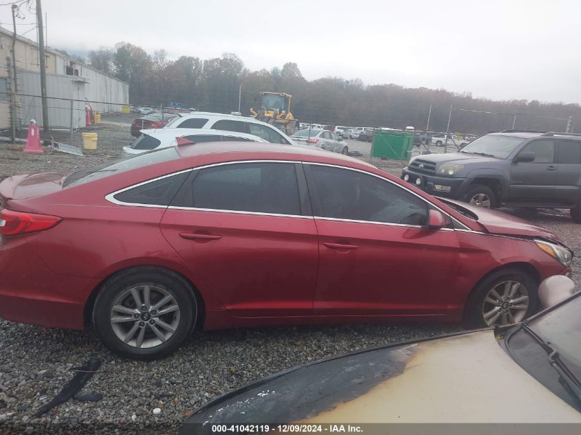 VIN 5NPE24AF4GH363599 2016 HYUNDAI SONATA no.13