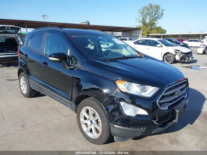 VIN MAJ3S2GE3KC286485 2019 FORD ECOSPORT no.1