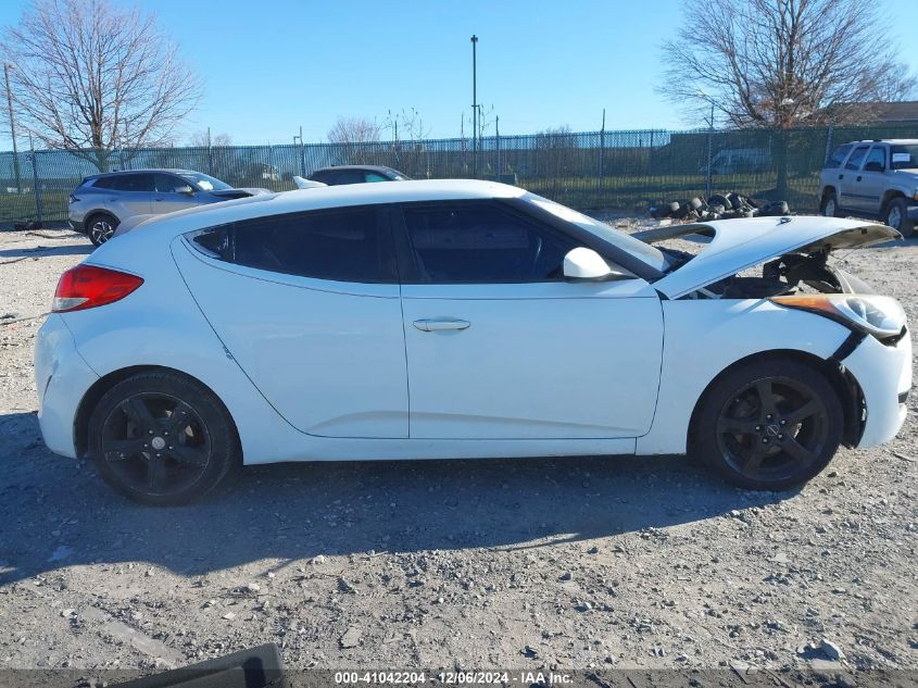 2012 Hyundai Veloster Base W/Gray VIN: KMHTC6AD1CU020131 Lot: 41042204