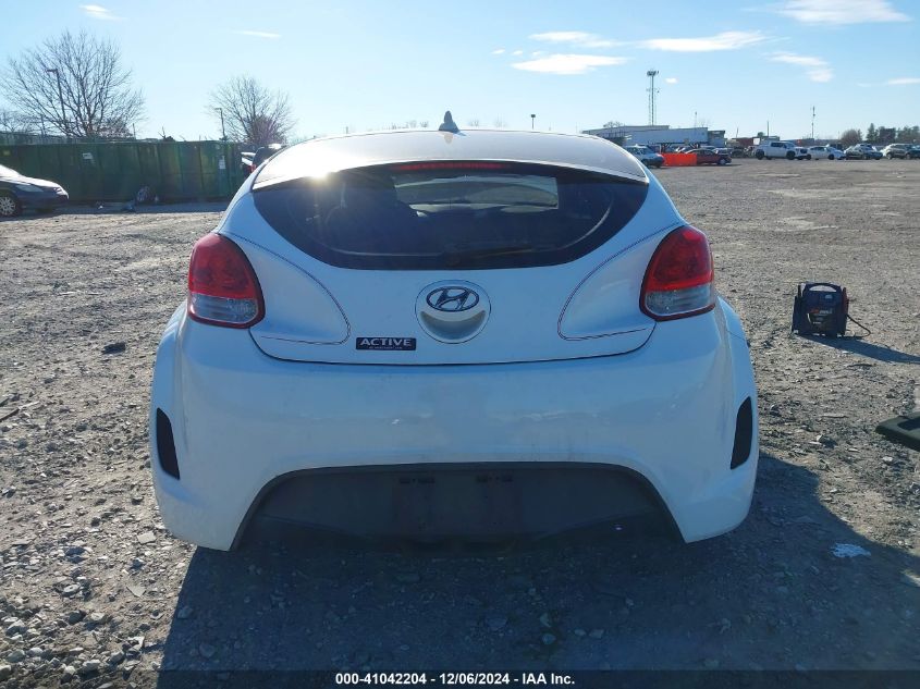 2012 Hyundai Veloster Base W/Gray VIN: KMHTC6AD1CU020131 Lot: 41042204