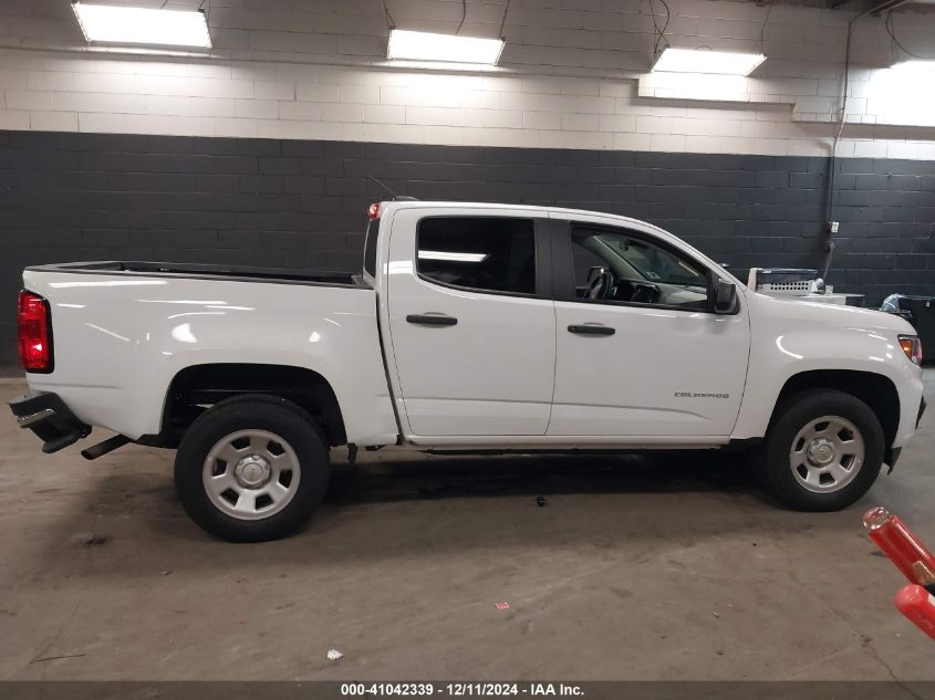 2021 Chevrolet Colorado 2Wd Short Box Wt VIN: 1GCGSBEA7M1273250 Lot: 41042339