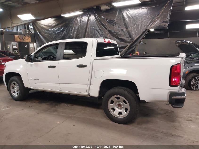 2021 Chevrolet Colorado 2Wd Short Box Wt VIN: 1GCGSBEA7M1273250 Lot: 41042339