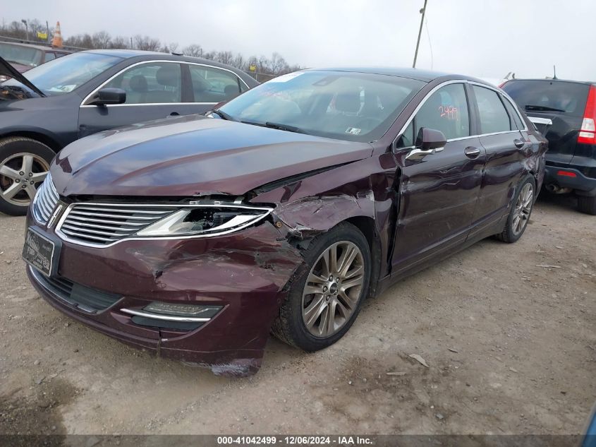 VIN 3LN6L2J95DR821977 2013 Lincoln MKZ no.2