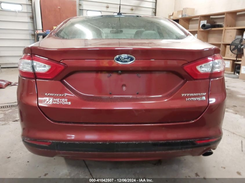 VIN 3FA6P0RU0ER116243 2014 Ford Fusion, Hybrid Tita... no.17