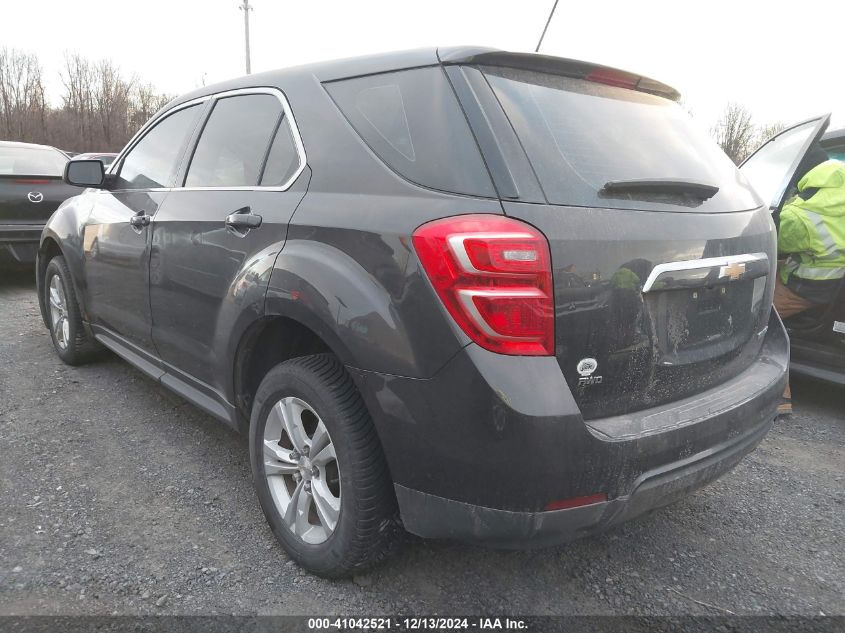 VIN 2GNFLEEK8G6340188 2016 Chevrolet Equinox, LS no.3