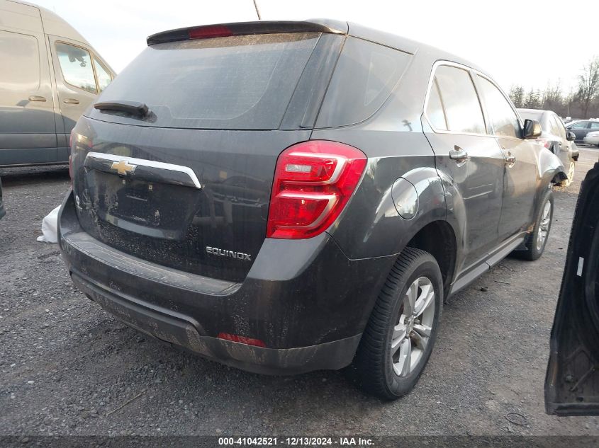 VIN 2GNFLEEK8G6340188 2016 Chevrolet Equinox, LS no.4