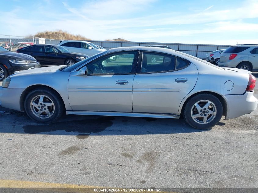 2004 Pontiac Grand Prix Gt1 VIN: 2G2WP522341297555 Lot: 41042684