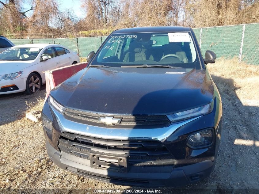 2021 Chevrolet Trailblazer Awd Ls VIN: KL79MNSL3MB012733 Lot: 41042708