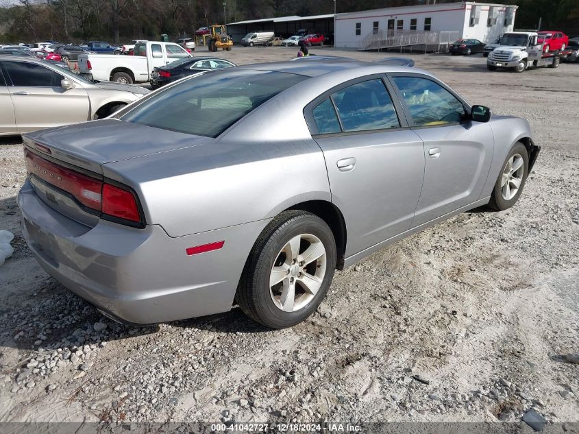 VIN 2C3CDXBG8EH299801 2014 DODGE CHARGER no.4