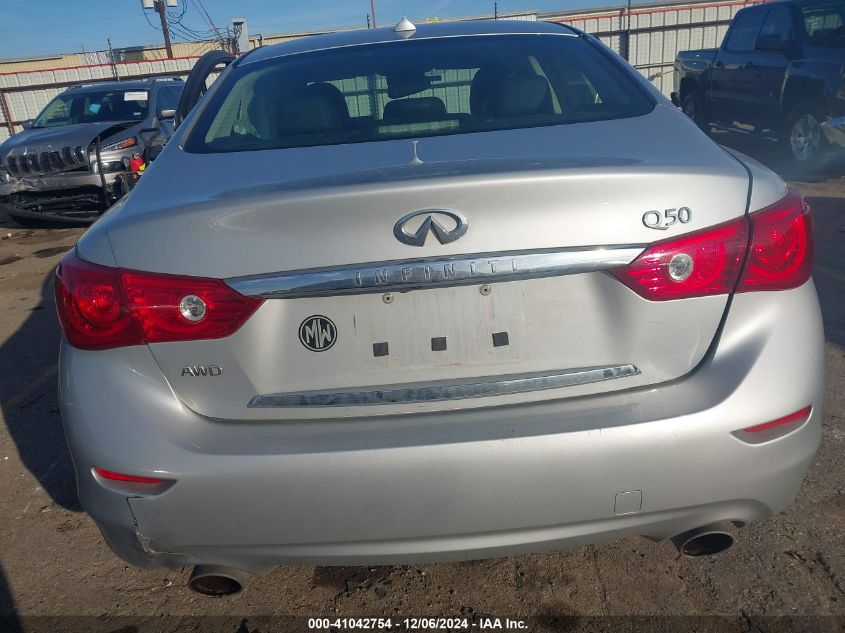 VIN JN1BV7AR6FM413237 2015 Infiniti Q50, Premium no.15