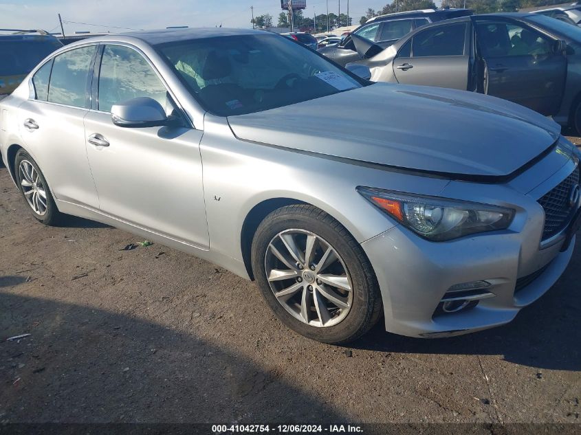 VIN JN1BV7AR6FM413237 2015 Infiniti Q50, Premium no.1