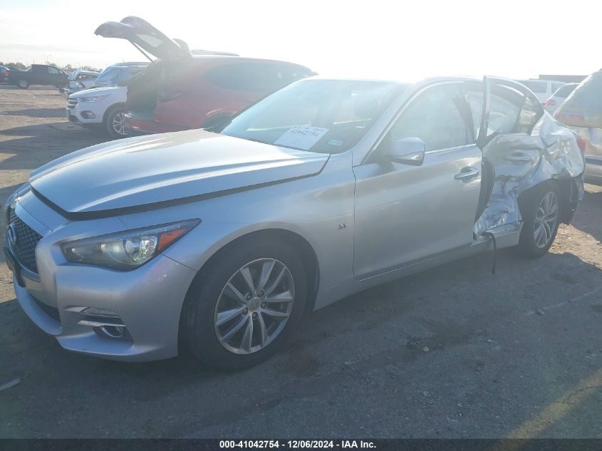 VIN JN1BV7AR6FM413237 2015 Infiniti Q50, Premium no.2