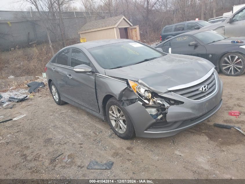 VIN 5NPEB4AC8EH928245 2014 Hyundai Sonata, Gls no.1