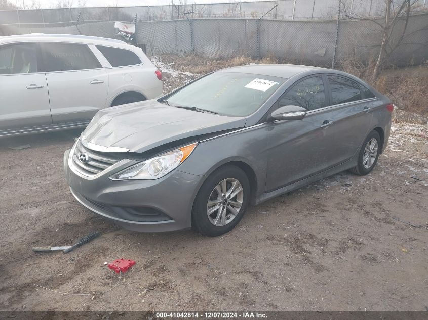 2014 HYUNDAI SONATA GLS - 5NPEB4AC8EH928245