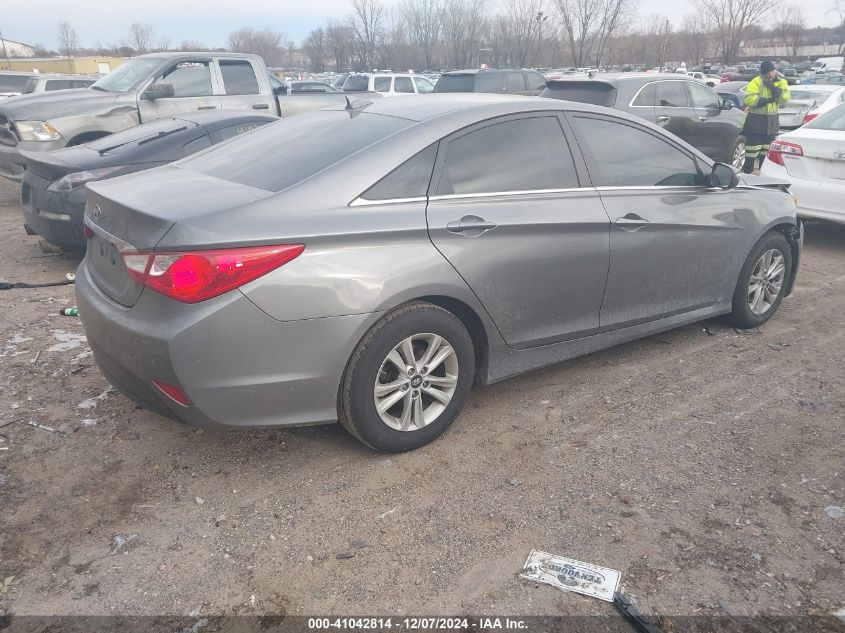 VIN 5NPEB4AC8EH928245 2014 Hyundai Sonata, Gls no.4