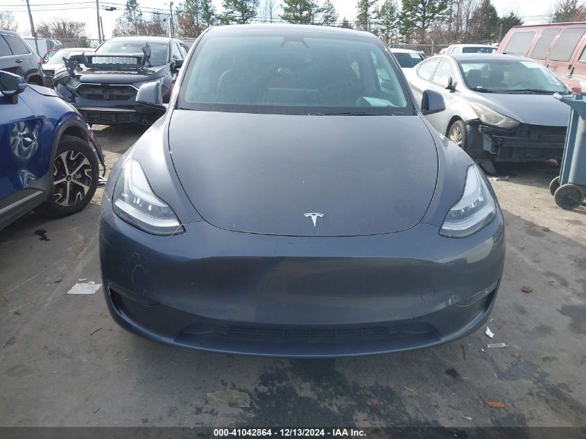 2021 Tesla Model Y Long Range Dual Motor All-Wheel Drive VIN: 5YJYGDEE1MF070642 Lot: 41042864