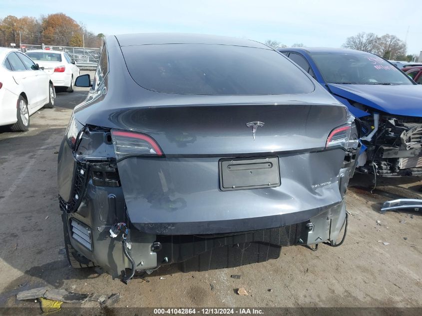 2021 Tesla Model Y Long Range Dual Motor All-Wheel Drive VIN: 5YJYGDEE1MF070642 Lot: 41042864