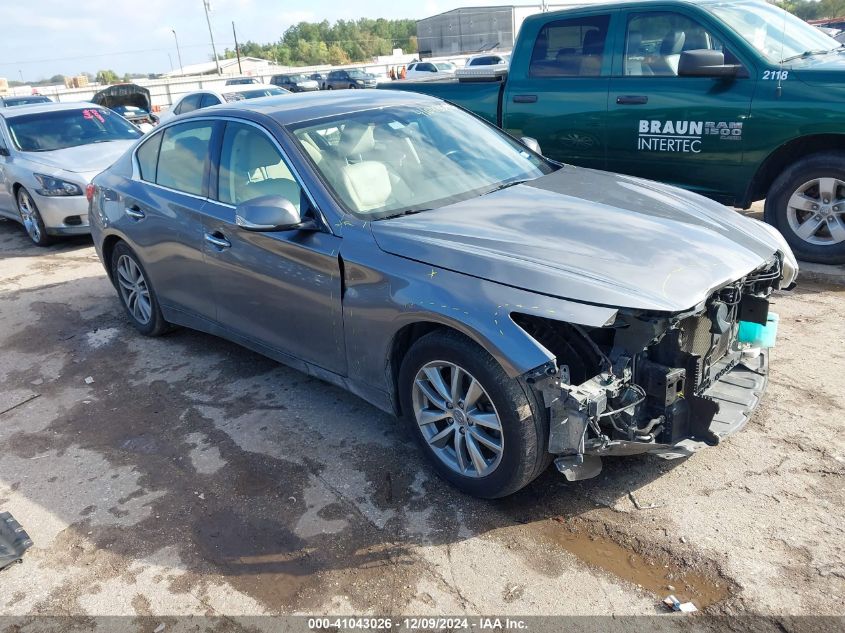 VIN JN1BV7AR7FM402148 2015 Infiniti Q50, Premium no.1