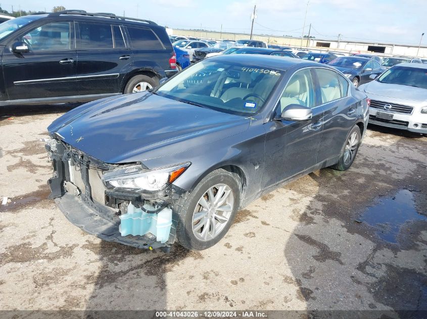 VIN JN1BV7AR7FM402148 2015 Infiniti Q50, Premium no.2