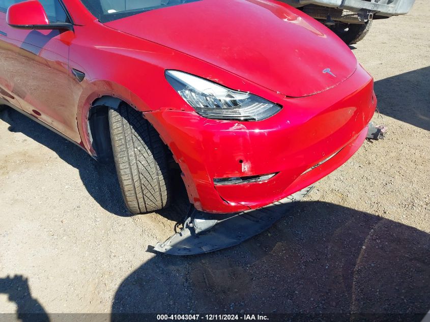 2020 Tesla Model Y Long Range Dual Motor All-Wheel Drive VIN: 5YJYGDEE5LF049713 Lot: 41043047