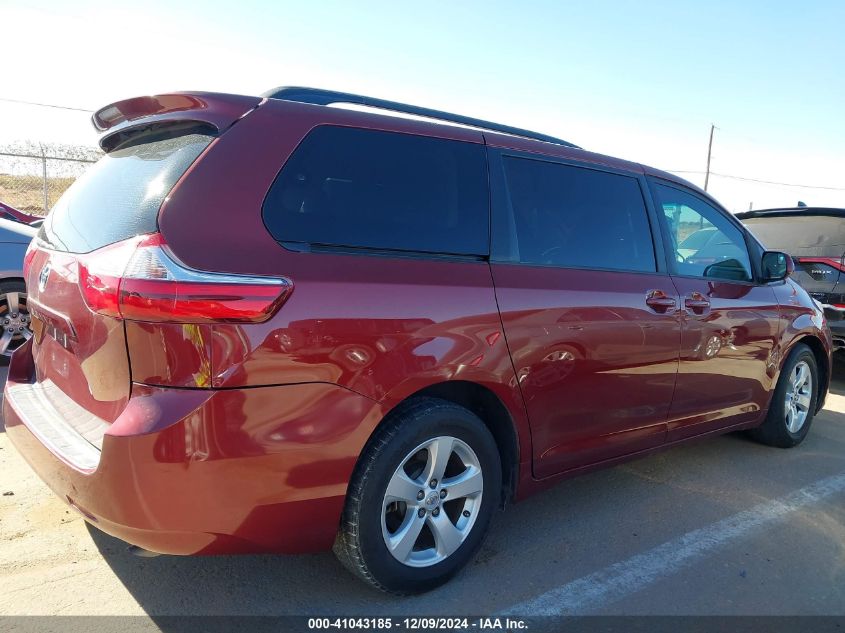 VIN 5TDKZ3DCXHS864843 2017 TOYOTA SIENNA LE 8 PASSENGER