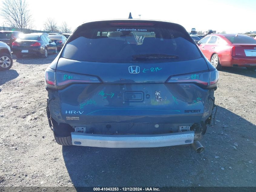 VIN 3CZRZ2H56RM749141 2024 Honda HR-V, Awd Sport/Aw... no.6