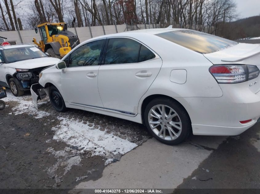 2010 Lexus Hs 250H Premium VIN: JTHBB1BA9A2027569 Lot: 41043275