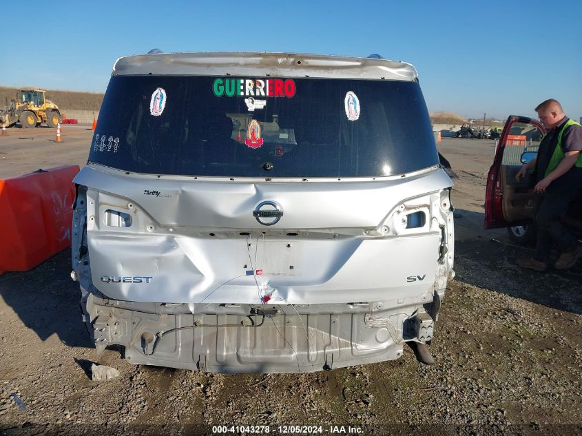 2016 Nissan Quest Platinum/S/Sl/Sv VIN: JN8AE2KP5G9154189 Lot: 41043278