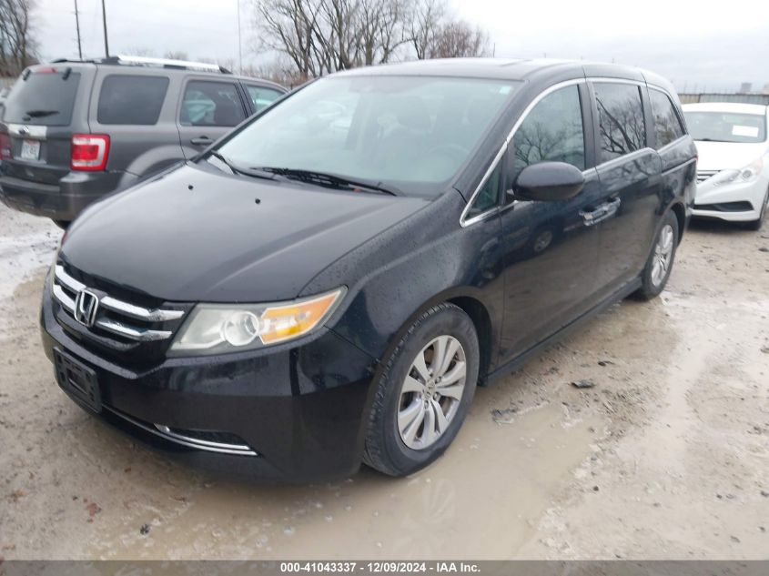 VIN 5FNRL5H65FB009890 2015 HONDA ODYSSEY no.2