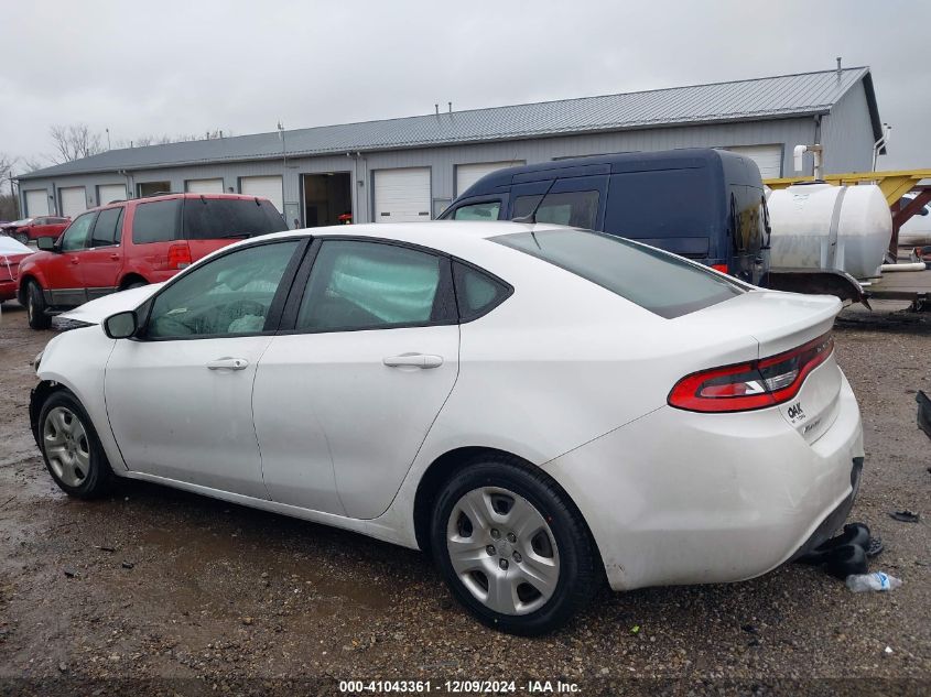 2016 Dodge Dart VIN: 1C3CDFA40GD64596 Lot: 41043361