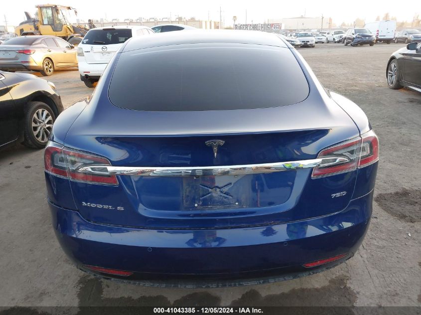 2018 Tesla Model S 100D/75D/P100D VIN: 5YJSA1E27JF272456 Lot: 41043385