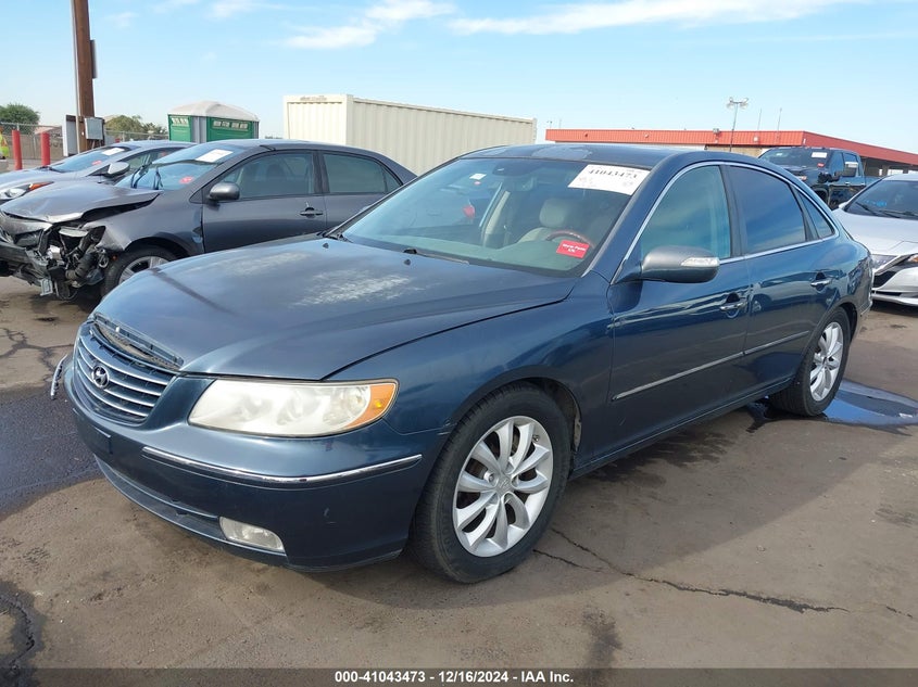 2008 HYUNDAI AZERA VIN: KMHFC46F98A320892