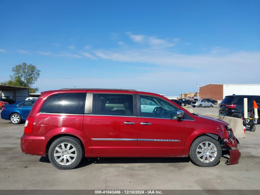 2012 Chrysler Town & Country Touring-L VIN: 2C4RC1CG7CR362785 Lot: 41043486