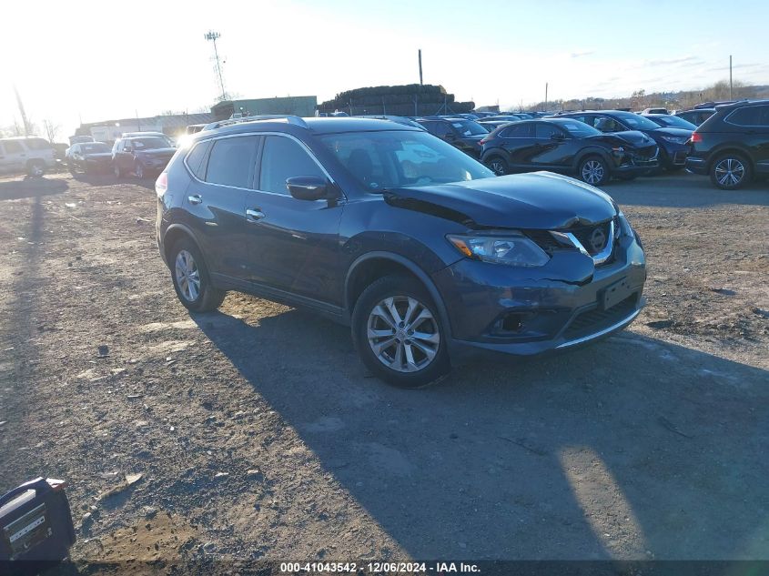 VIN KNMAT2MV9FP535387 2015 Nissan Rogue, SV no.1