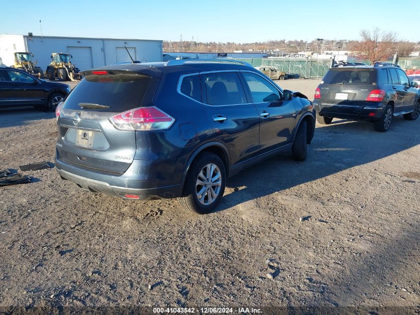 VIN KNMAT2MV9FP535387 2015 Nissan Rogue, SV no.4