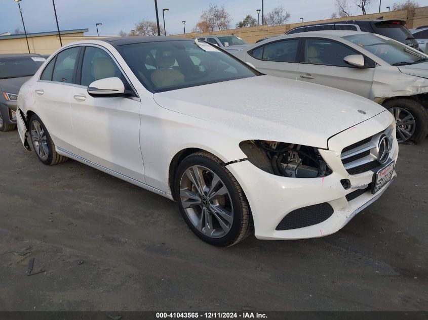 VIN 55SWF4JB2JU259008 2018 Mercedes-Benz C 300 no.1