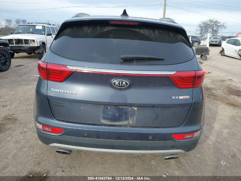 2019 Kia Sportage Sx Turbo VIN: KNDPR3A65K7517975 Lot: 41043764