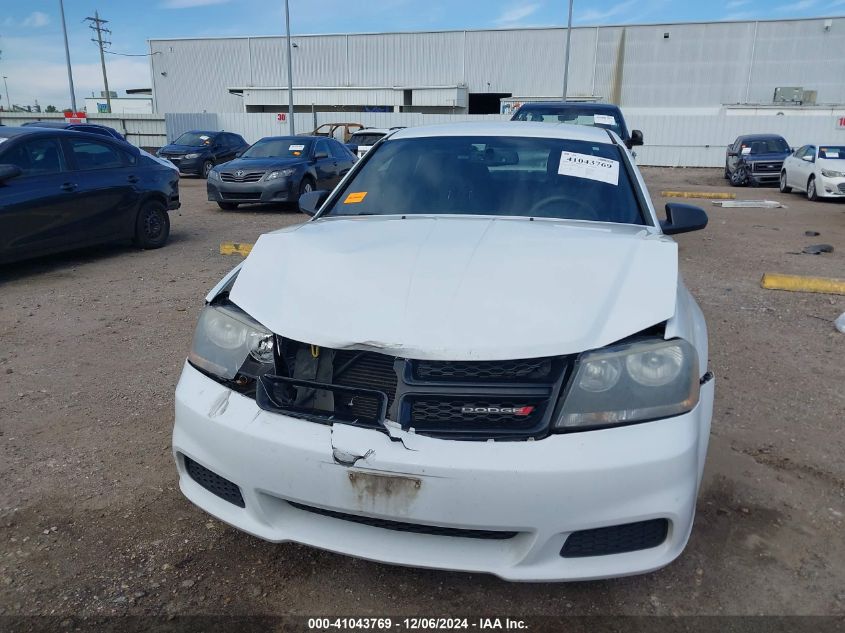 VIN 1C3CDZAB8EN202363 2014 Dodge Avenger, SE no.12