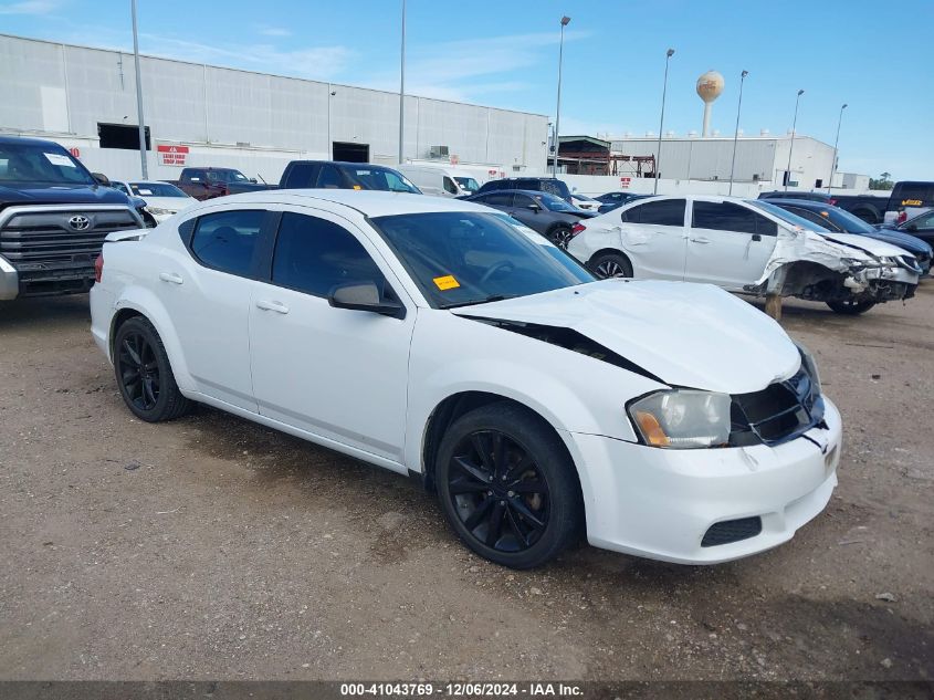 VIN 1C3CDZAB8EN202363 2014 Dodge Avenger, SE no.1