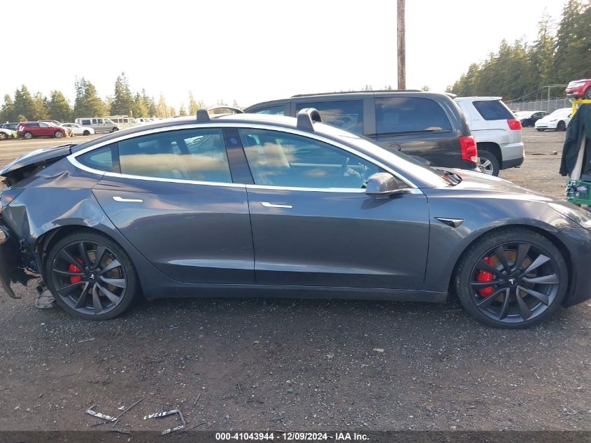 2020 Tesla Model 3 Performance Dual Motor All-Wheel Drive VIN: 5YJ3E1EC1LF669262 Lot: 41043944